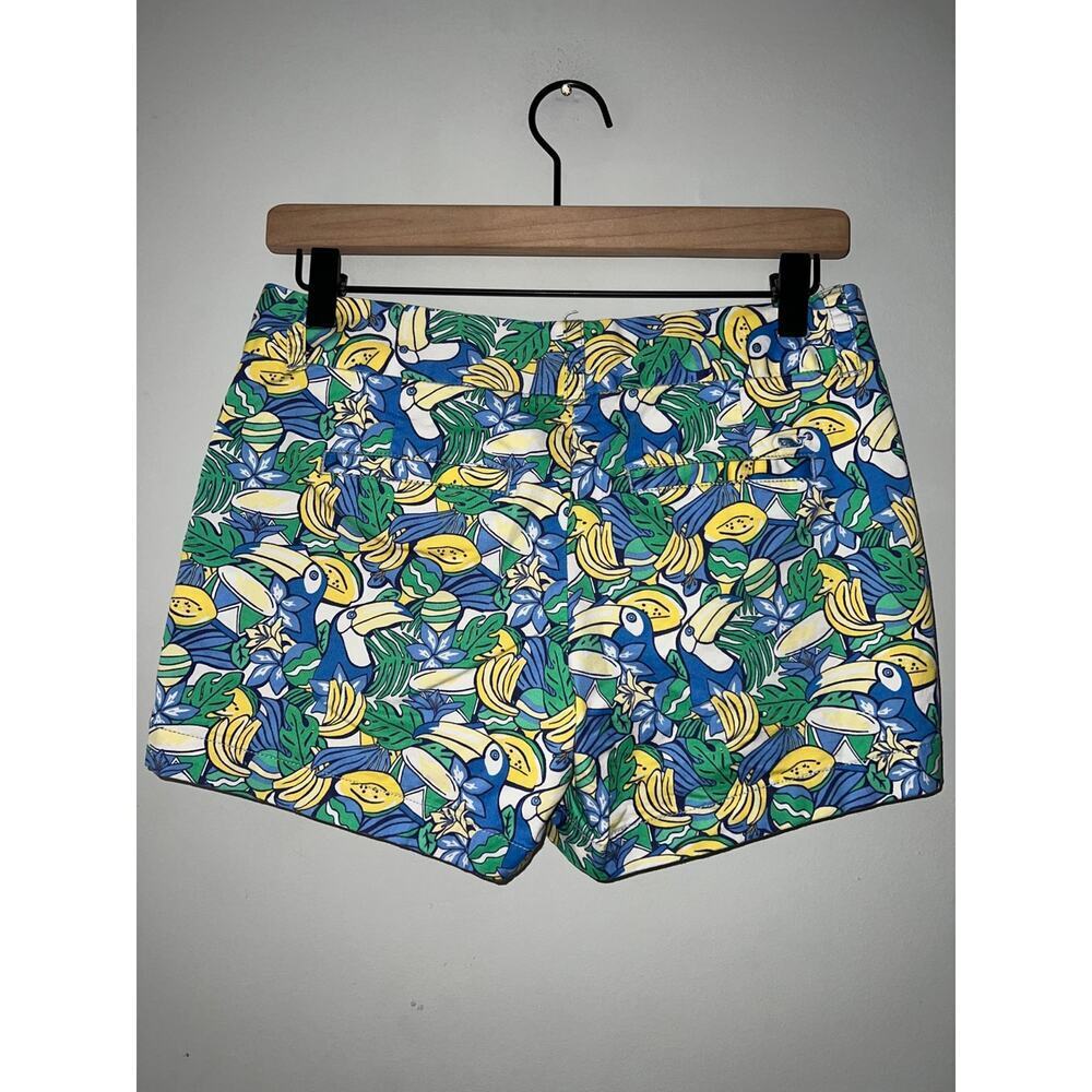 Vineyard vines toucan banana print chino shorts size 0 - Picture 2 of 3